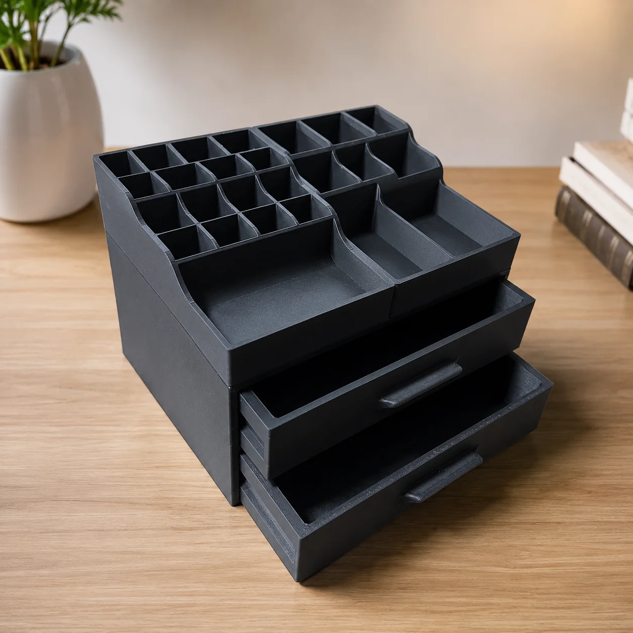 Organizador con dos cajones