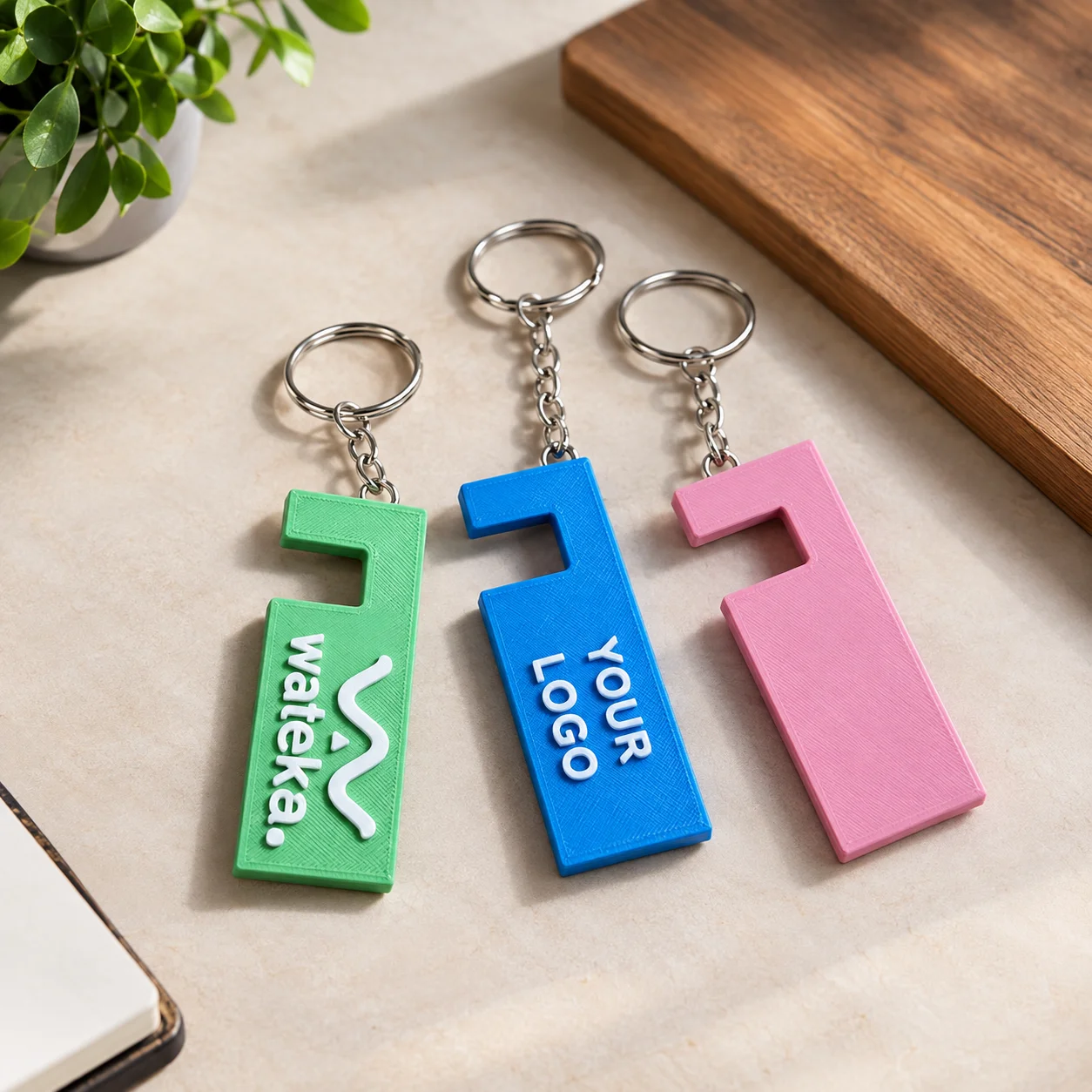 Soporte para celular - estilo llavero - Minimalista Personalizable