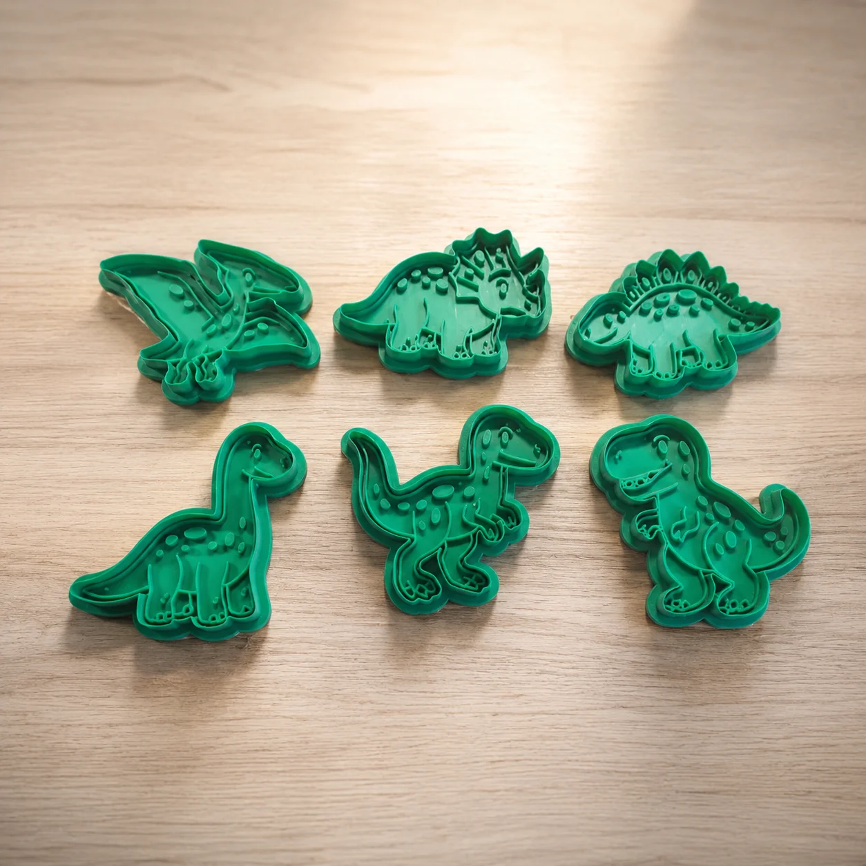 Set de moldes de dinosaurios