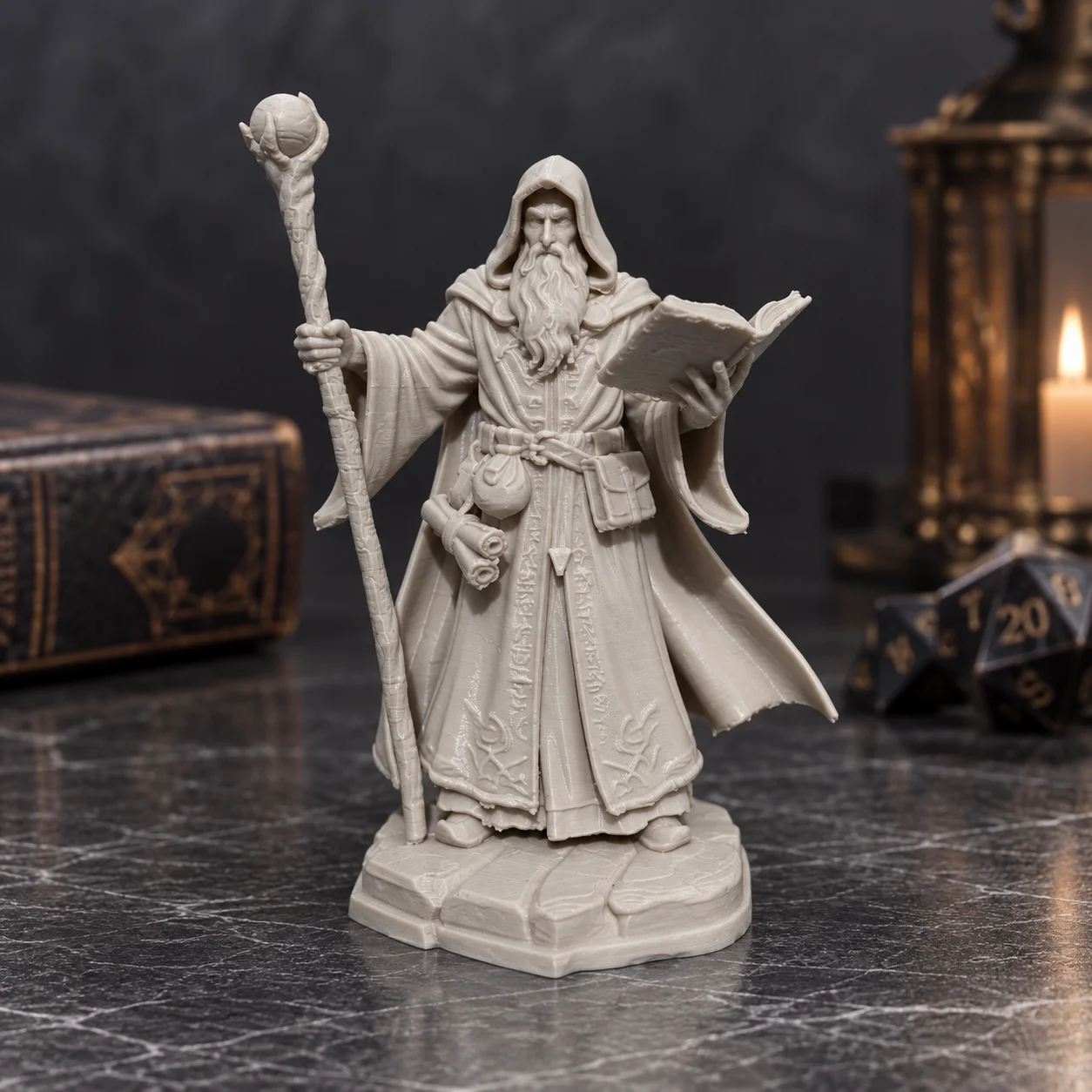 Mago humano de D&D