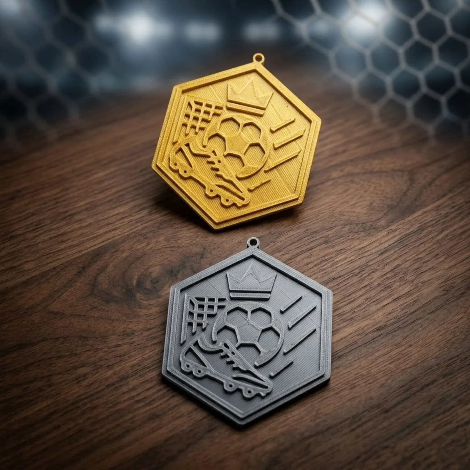 Medallas primer puesto y segundo puesto