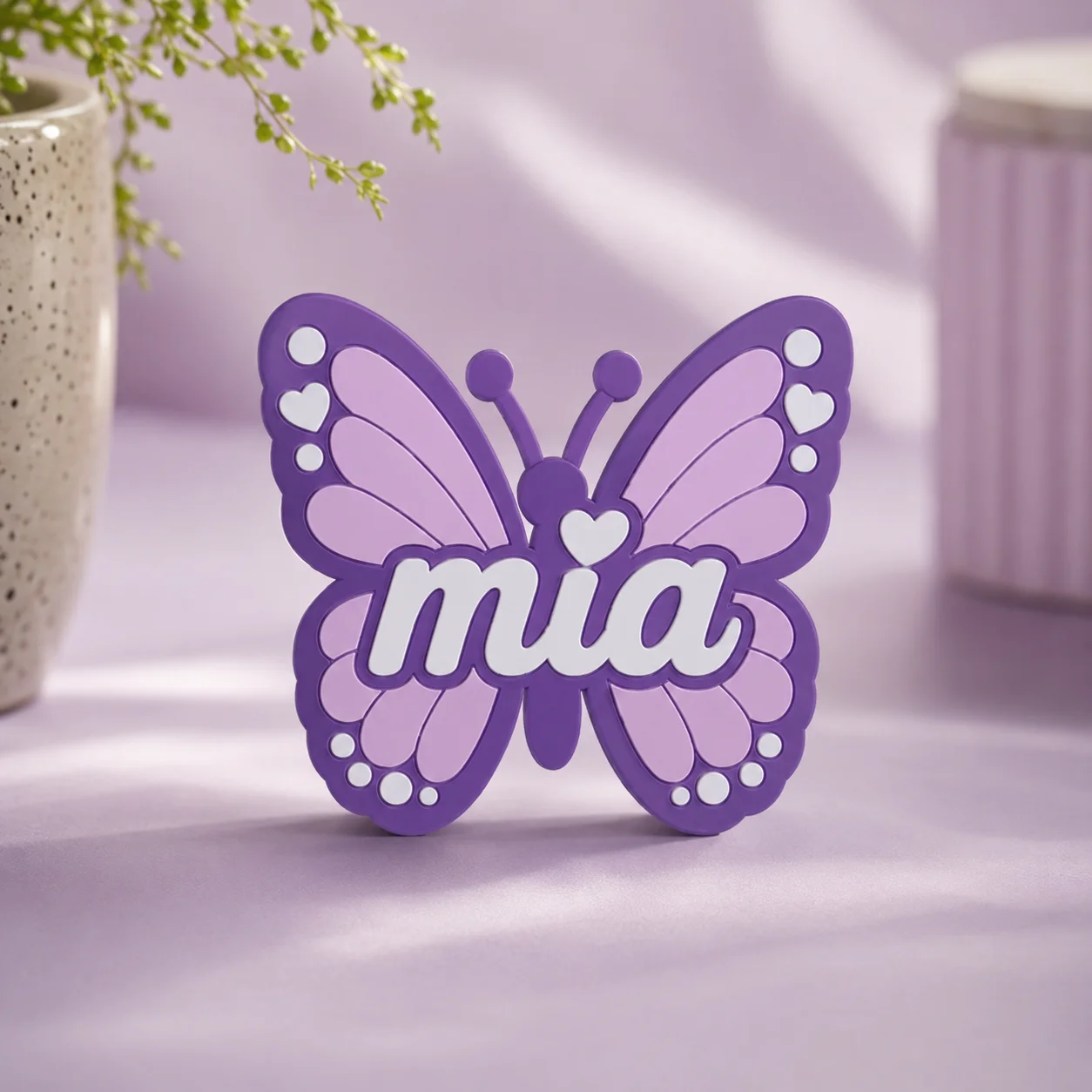 Mariposa personalizado con nombre