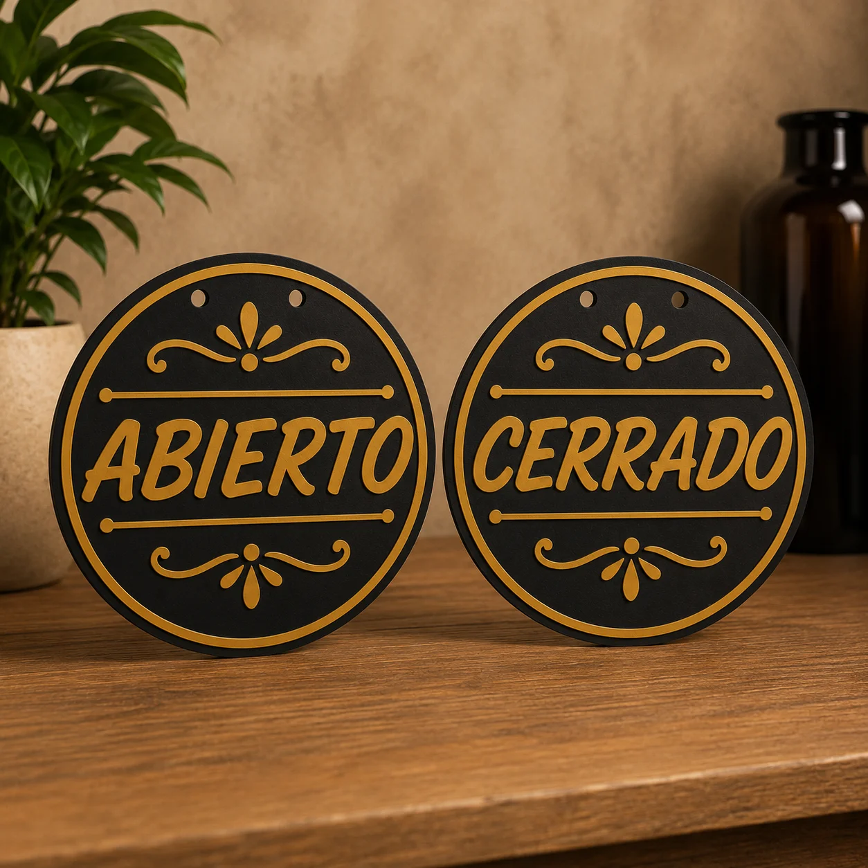 Cartel de Abierto / Cerrado